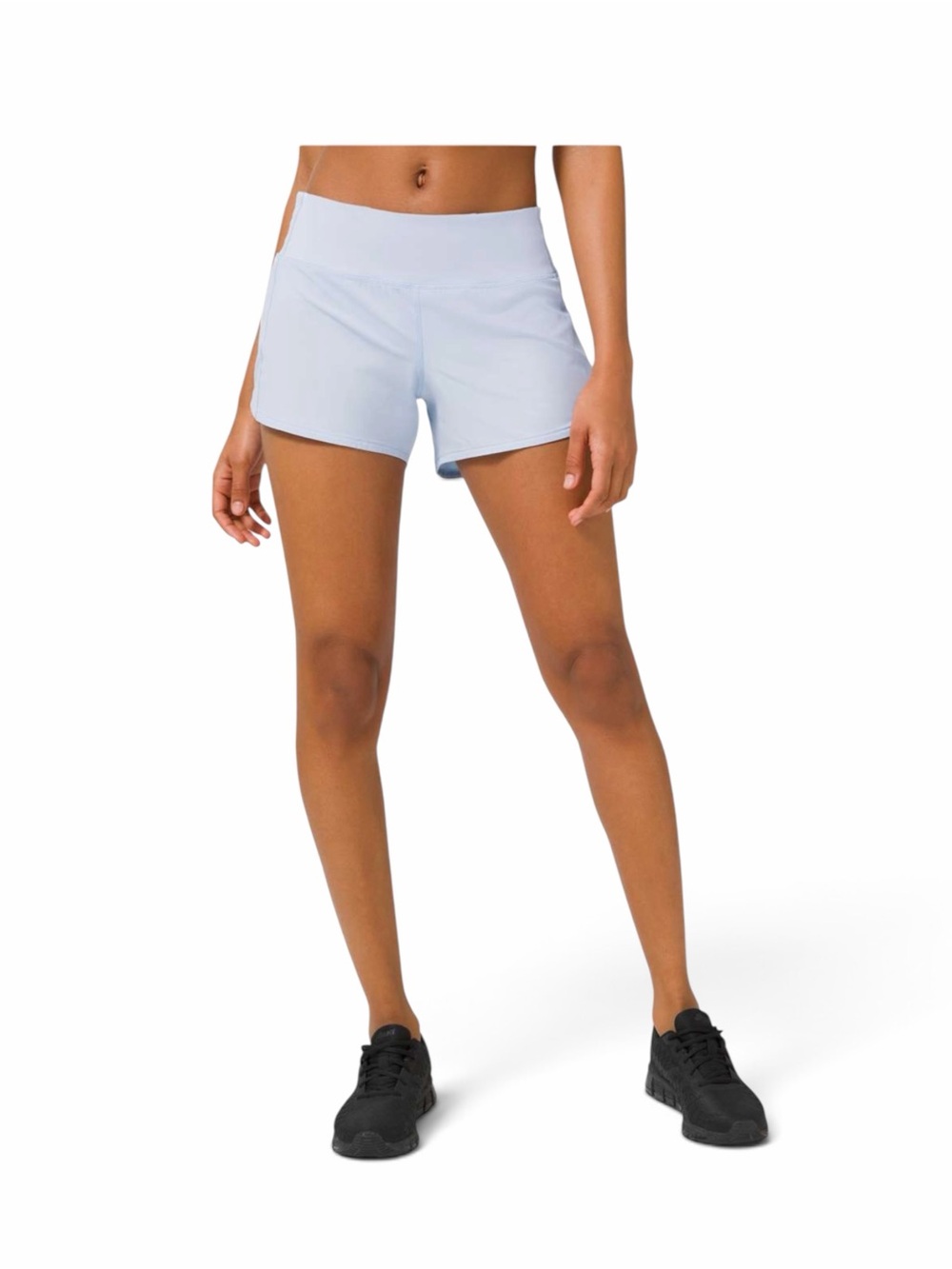 Lululemon Speed Up Short Long 4” Updated Fit Size 6 Light Blue Daydream